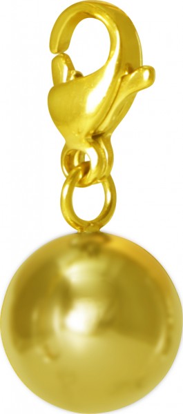 Cosmopolitan Collection Charm Kugel poliert Edelstahl Gold